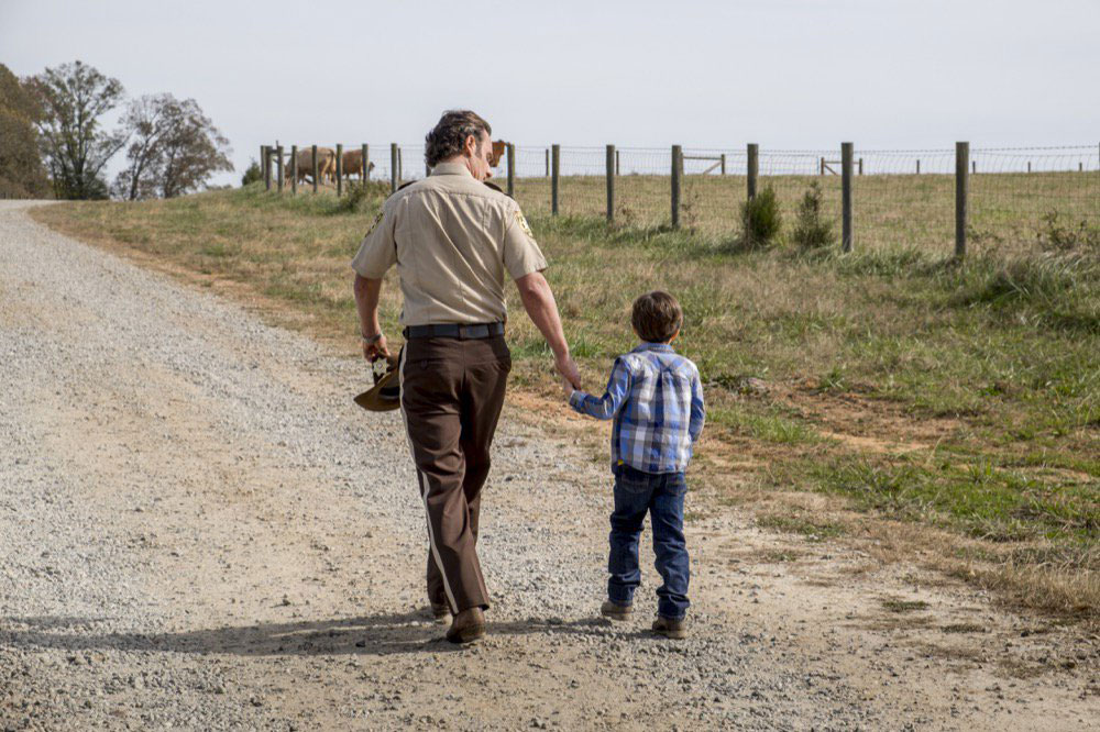 The walking dead s08e16 rick carl