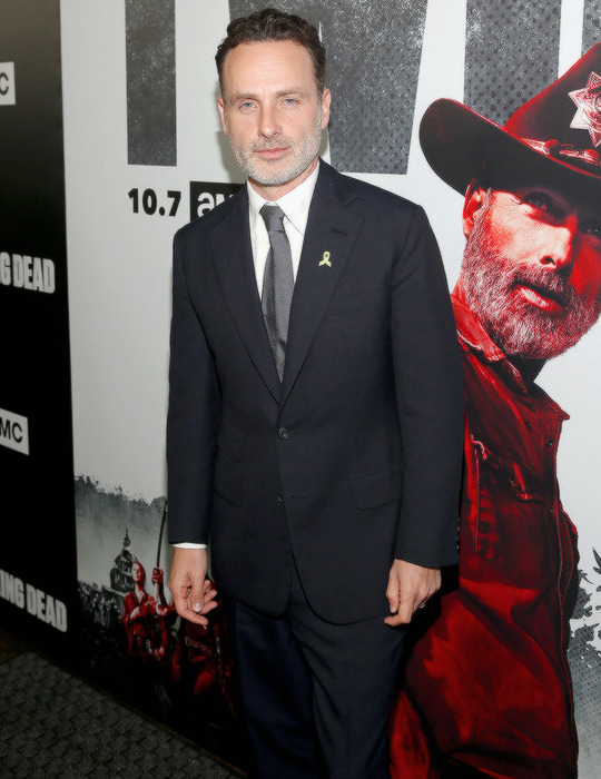 The walking dead 9 temporada premiere after party 1 andrew lincoln