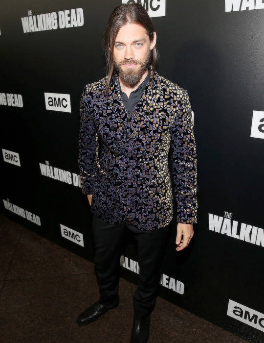 The walking dead 9 temporada premiere after party 18 tom payne