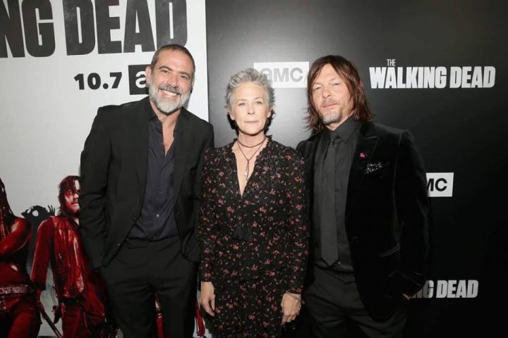 The walking dead 9 temporada premiere after party 35 jeffrey dean morgan melissa mcbride norman reedus