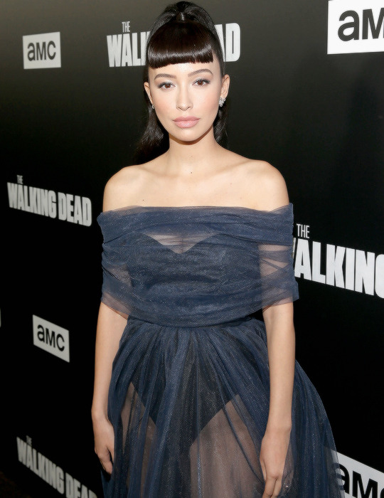 The walking dead 9 temporada premiere after party 9 christian serratos