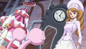 One Piece Episodio 857 2 Charlotte Pudding Sanji
