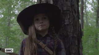 The walking dead 9 temporada s09e05 cena judith grimes