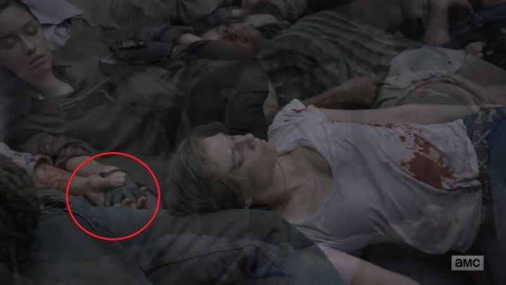 The walking dead 9 temporada s09e05 eugene rosita mãos