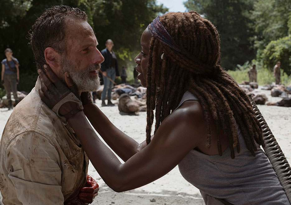 The walking dead s09e05 foto oficial 07 rick michonne