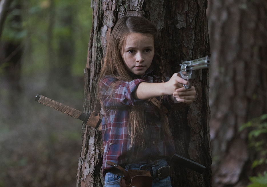 Judith Grimes, após o salto temporal de seis anos na 9ª temporada de The Walking Dead.