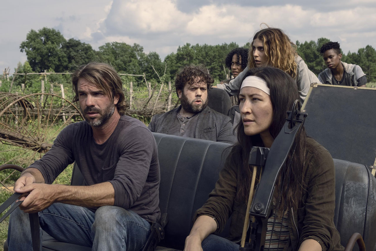 The walking dead s09e08 foto extra 08 dj luke connie magna yumiko kelly