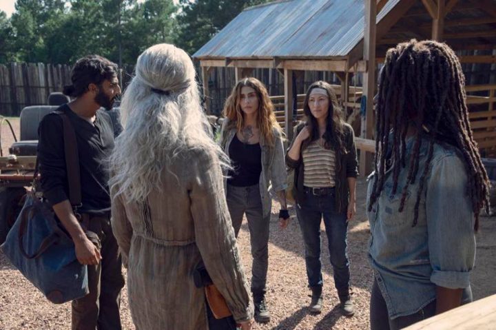 The walking dead s09e08 foto extra 31 siddiq carol magna yumiko michonne