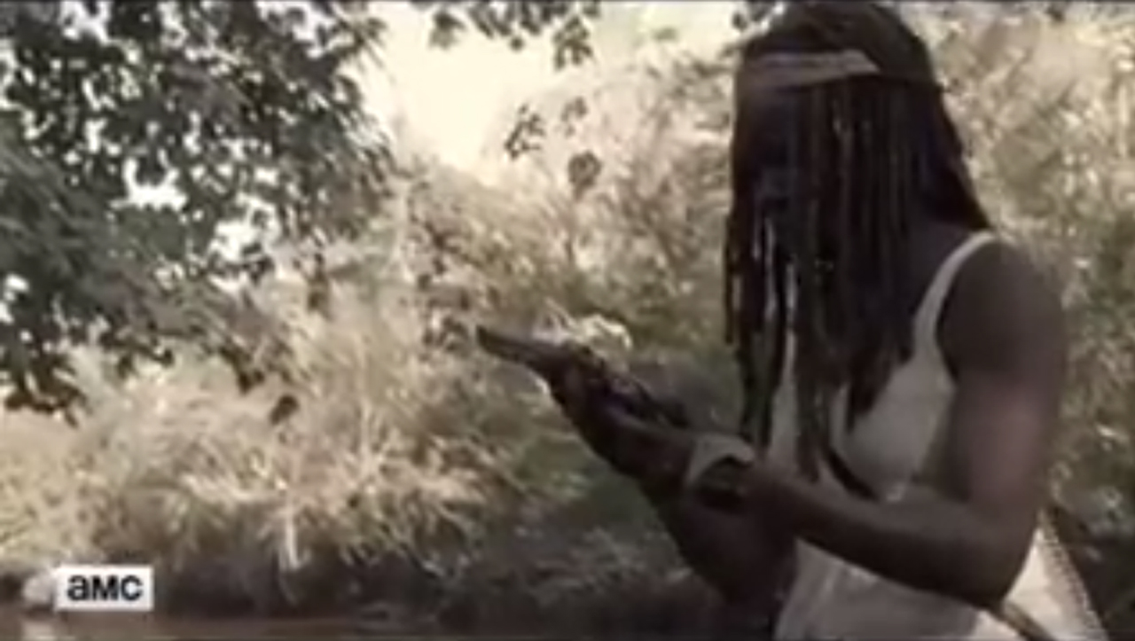 The walking dead 9 temporada s09e14 cena abertura michonne