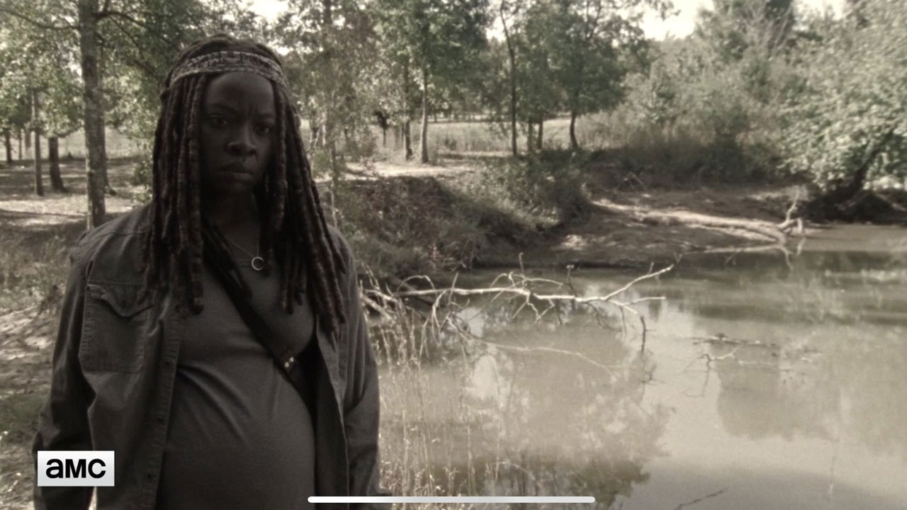 the walking dead s09e14 michonne gravida 02