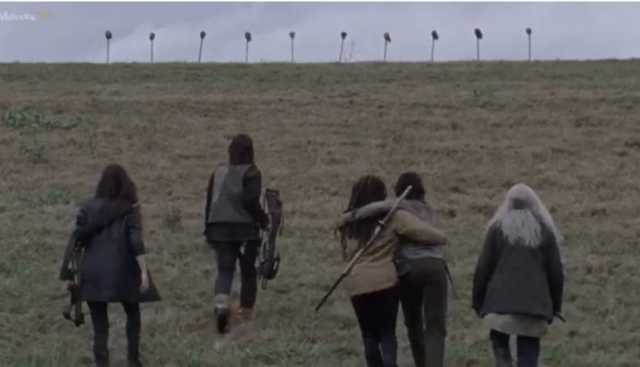 the walking dead s09e15 imagem vazada estacas 01