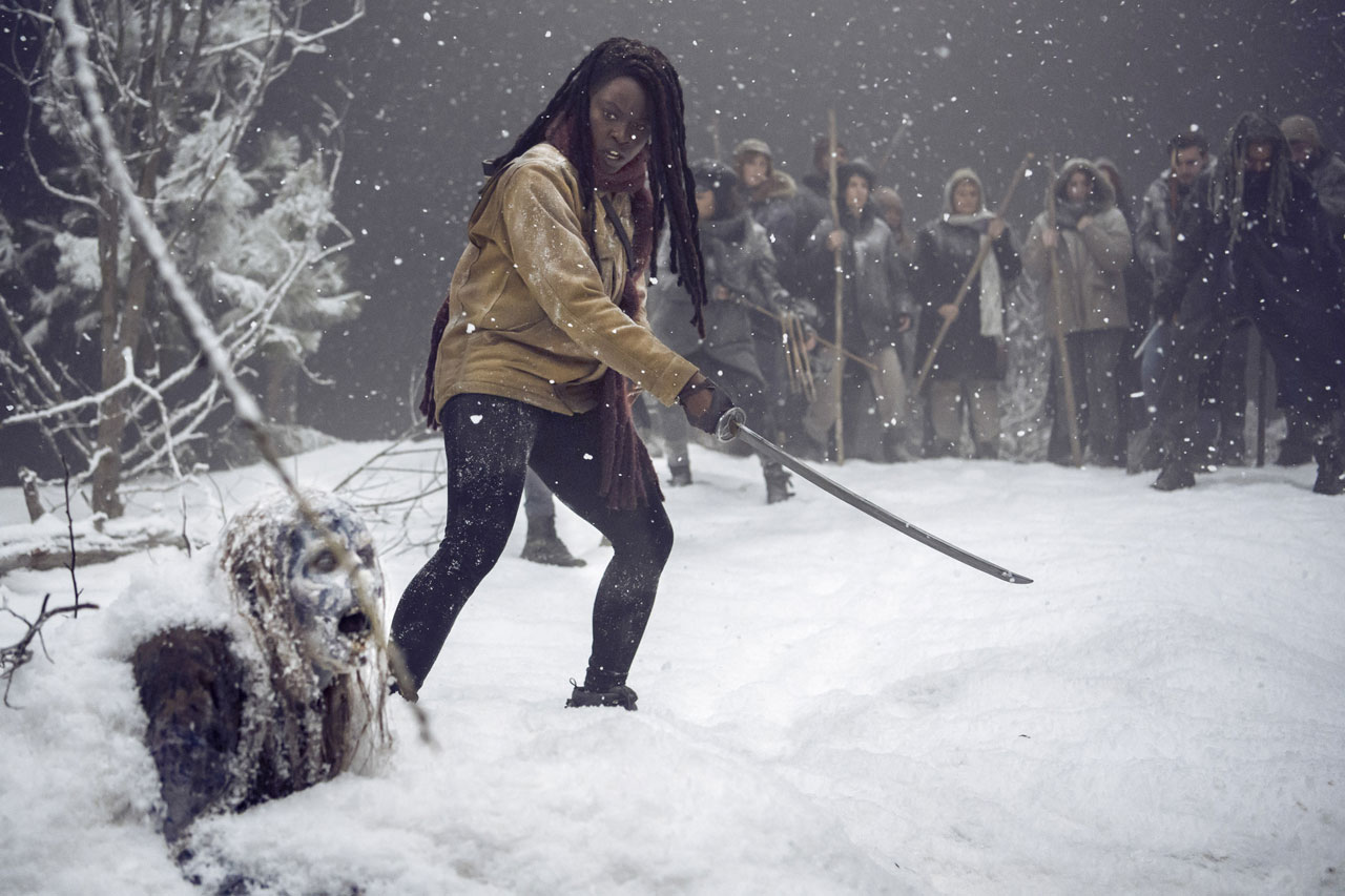 The walking dead s09e16 imagem extra 22 michonne