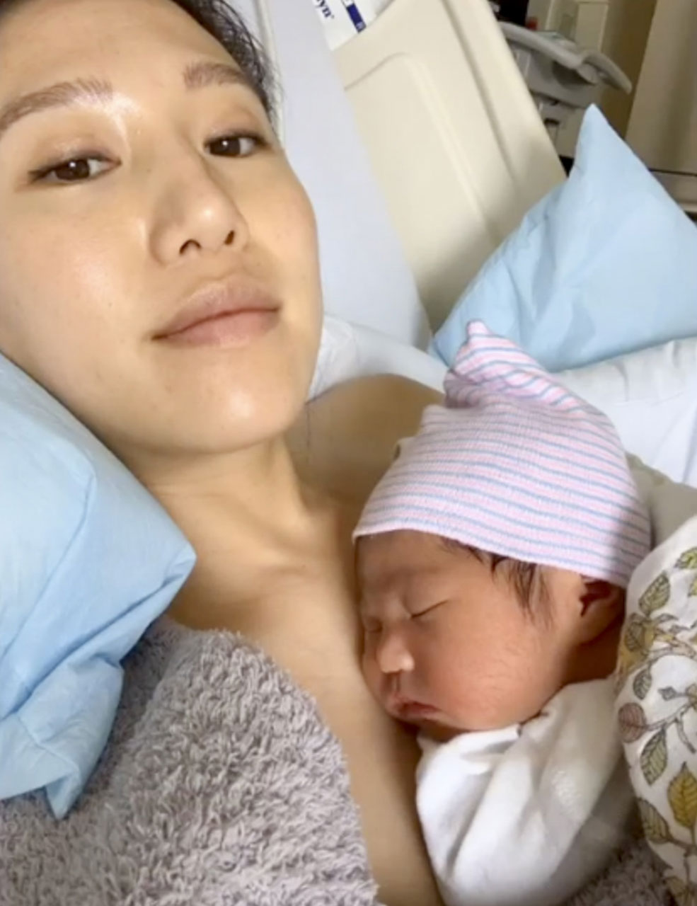 Joana Pak segunda filha recem nascida
