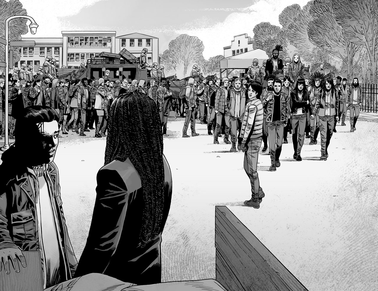 The walking dead hq 192 carl michonne 01