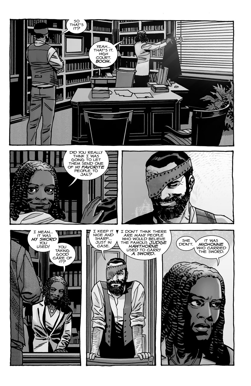 The walking dead hq 193 michonne carl