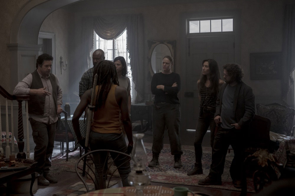 the walking dead s10e04 imagem oficial 07 eugene scott michonne marco dianne yumiko luke