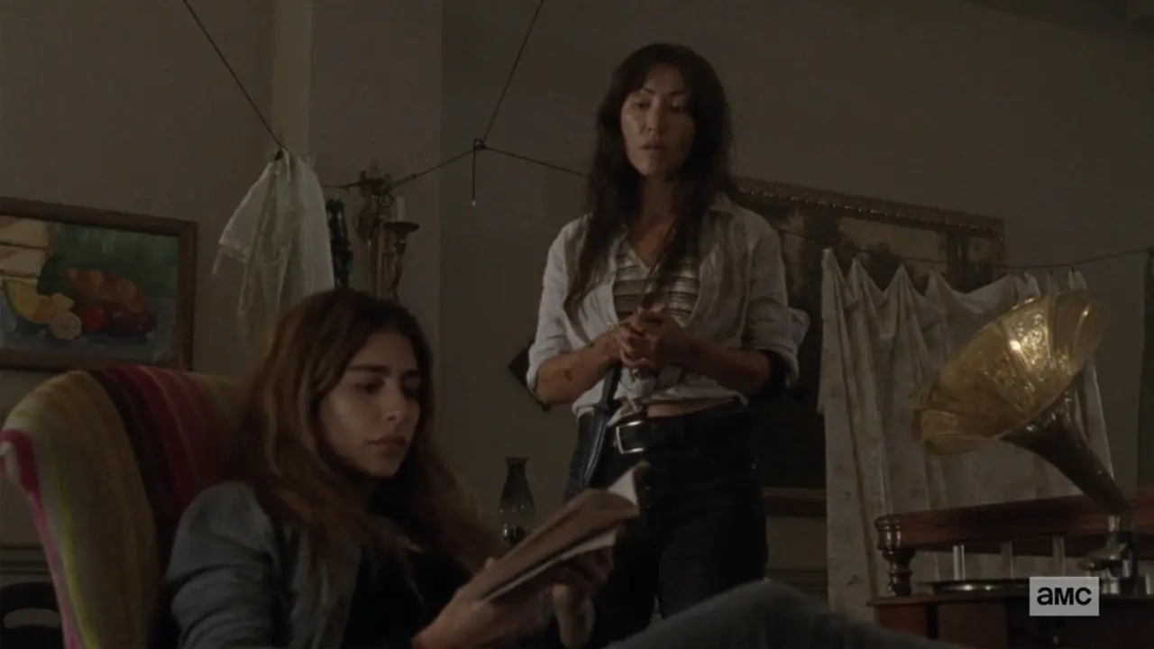 The walking dead 10 temporada s10e05 magna yumiko gramofone fonografo