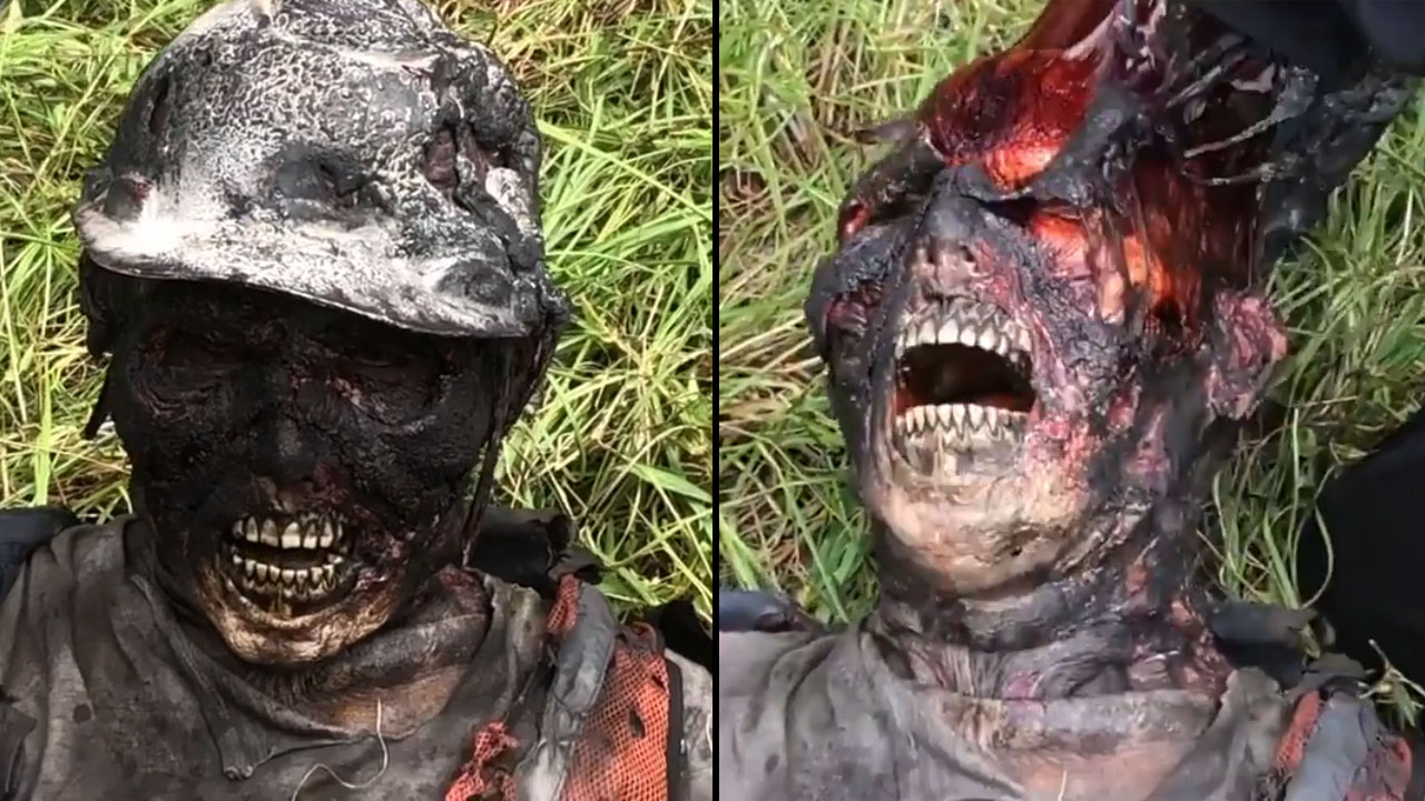 Como é feita a maquiagem zumbi em The Walking Dead