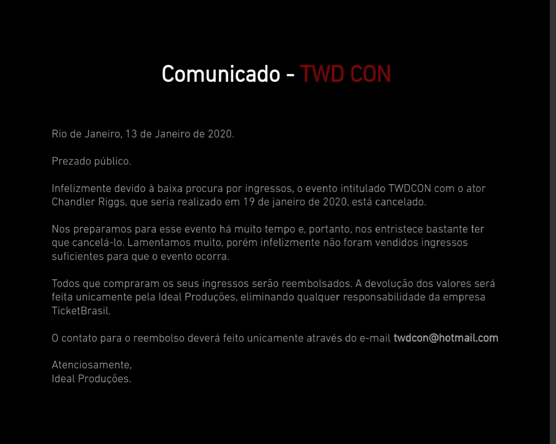 Twd con 2020 chandler riggs cancelada