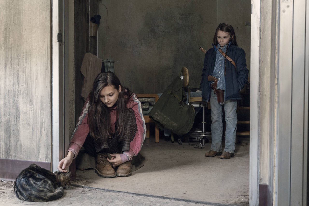 The walking dead 10 temporada s10e15 foto oficial 09 lydia judith gato