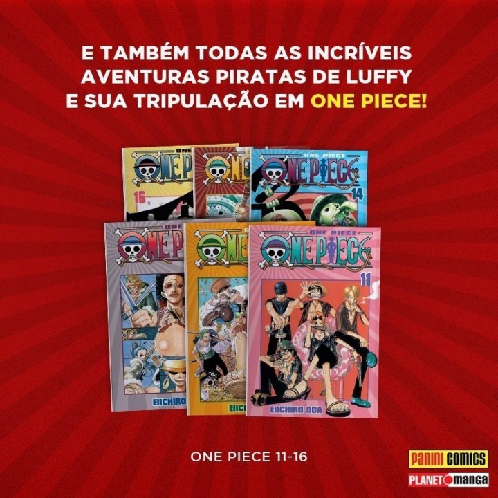 One piece volumes 11 a 16 digital panini brasil