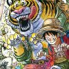 One Piece | Vídeo mostra Eiichiro Oda desenhando a capa do Color Walk 9 Tiger