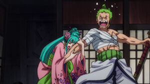 one piece episodio 935 12 roronoa zoro kozuki hiyori