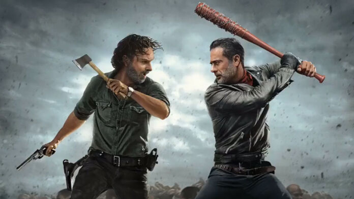 Rick VS Negan, no pôster da 8ª temporada de The Walking Dead.