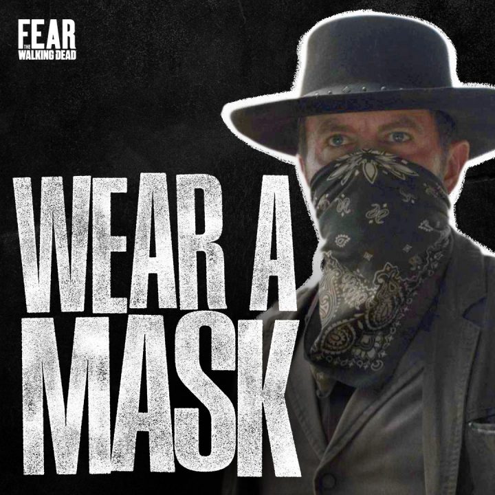 The walking dead campanha wear a mask 05