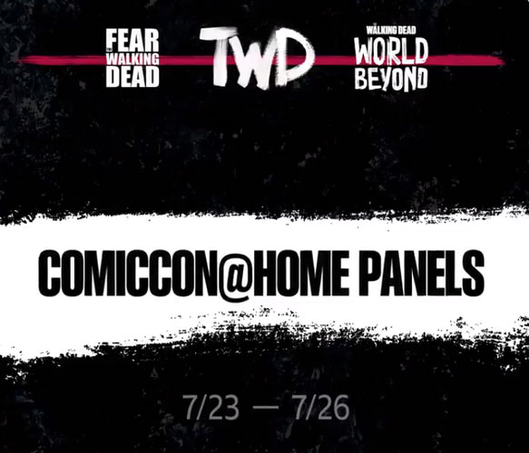 The walking dead comic con at home 2020