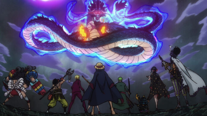 Barba Branca e Gol D. Roger na abertura 23 de One Piece, Dreamin' On