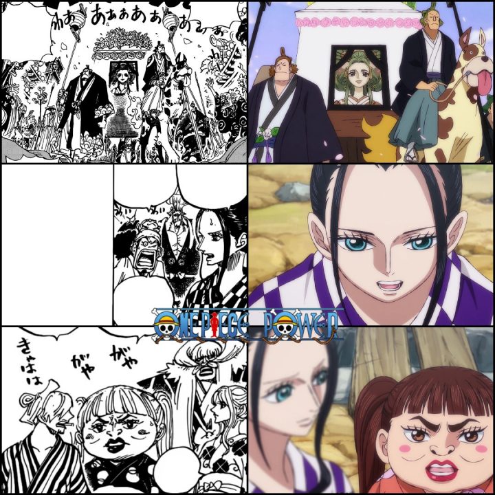 One piece anime manga comparacao episodio 939 capitulos 941 942 01