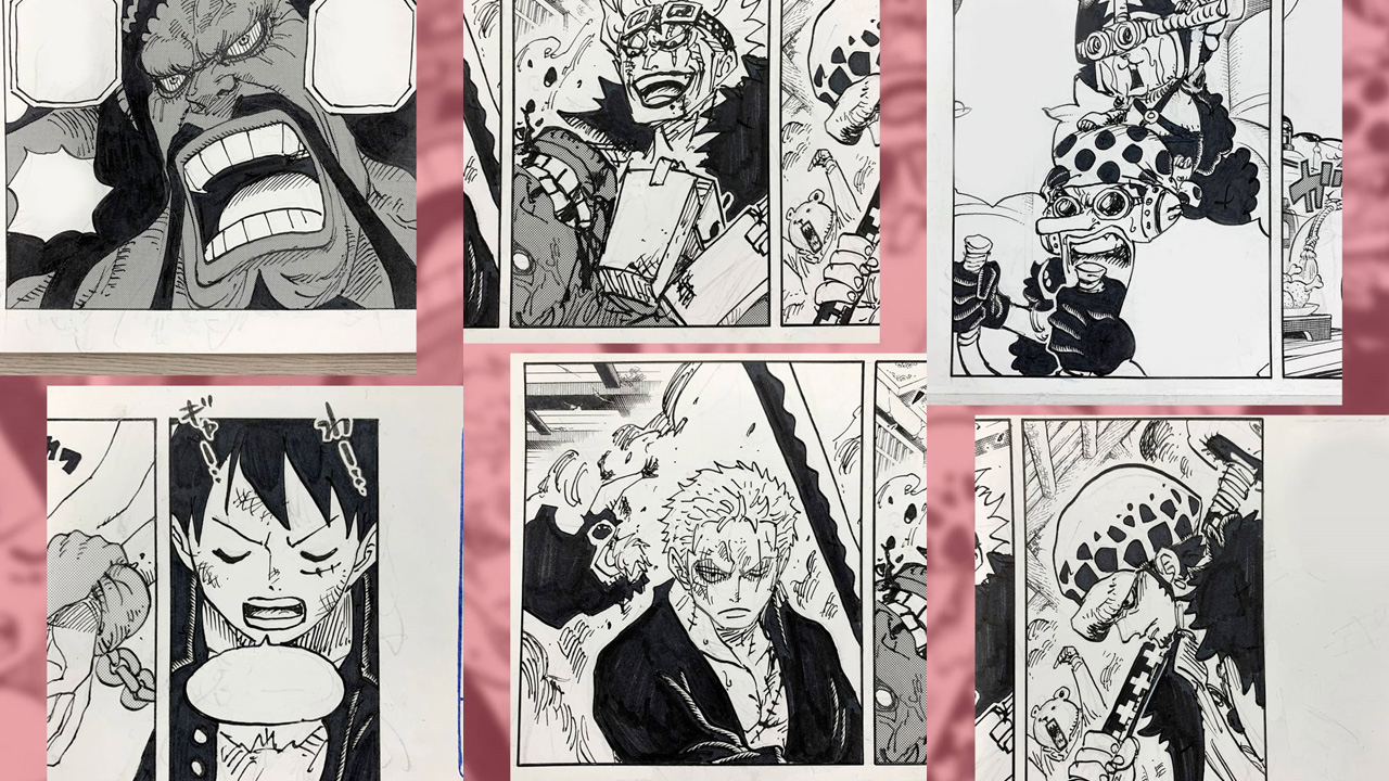 One Piece Eiichiro Oda Revela Os Esbocos Do Capitulo 986