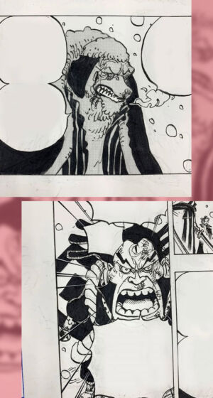 one piece capitulo 988 esbocos rascunho eiichiro oda 03