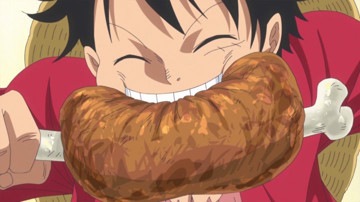 One piece luffy carne