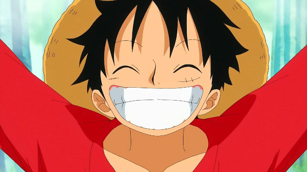 One Piece | Luffy sorrindo.