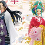 One Piece | Boa Hancock e Komurasaki ganham action figures com roupas tradicionais japonesas