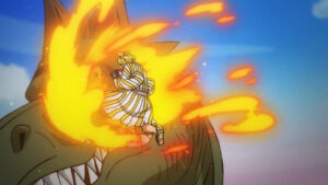 one piece episodio 942 14 drake sanji toko