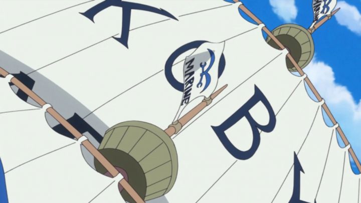 One piece anime 879 koby navio