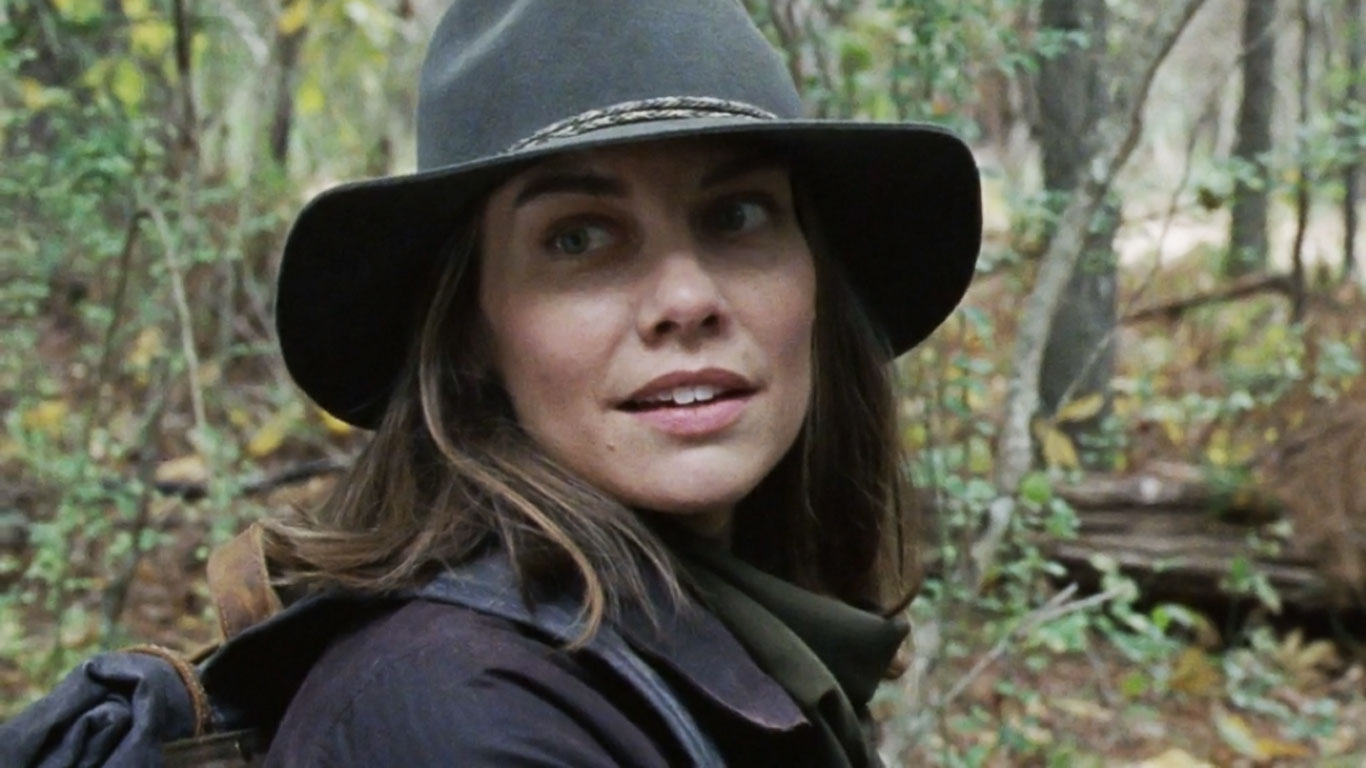 Maggie, no 16º episódio da 10ª temporada de The Walking Dead.