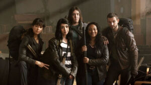 Os sobreviventes de The Walking Dead: World Beyond.