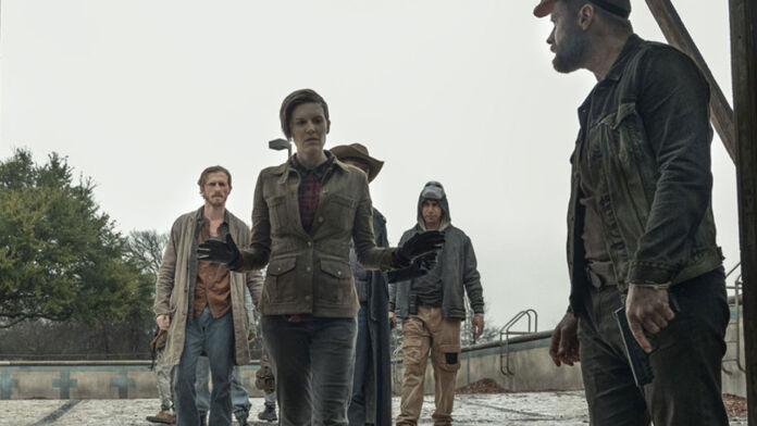 Dwight e Althea no 5º episódio da 6ª temporada de Fear The Walking Dead.