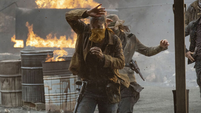 Luciana e Virginia no 6º episódio da 6ª temporada de Fear The Walking Dead.
