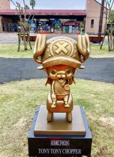 One piece estatua de bronze chopper 06