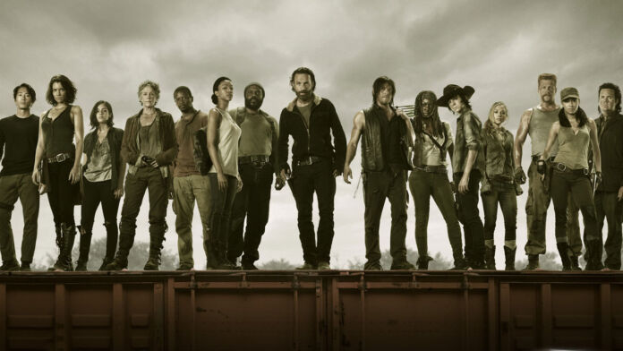 Pôster da 5ª temporada de The Walking Dead.