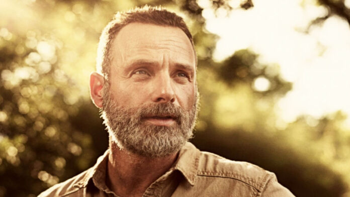 Rick Grimes na 9ª temporada de The Walking Dead.