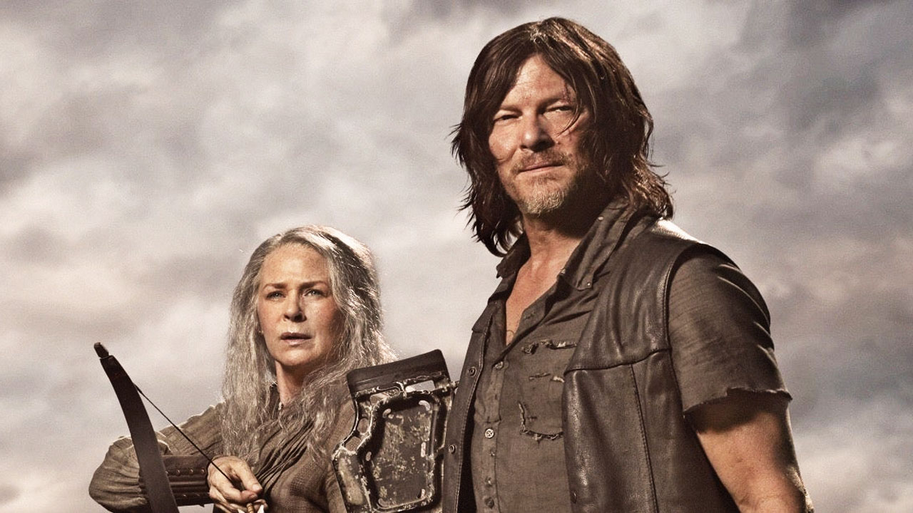 Daryl e Carol em The Walking Dead.