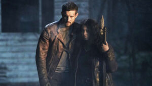 Felix e Iris, no 10º episódio da 1ª temporada de The Walking Dead: World Beyond.