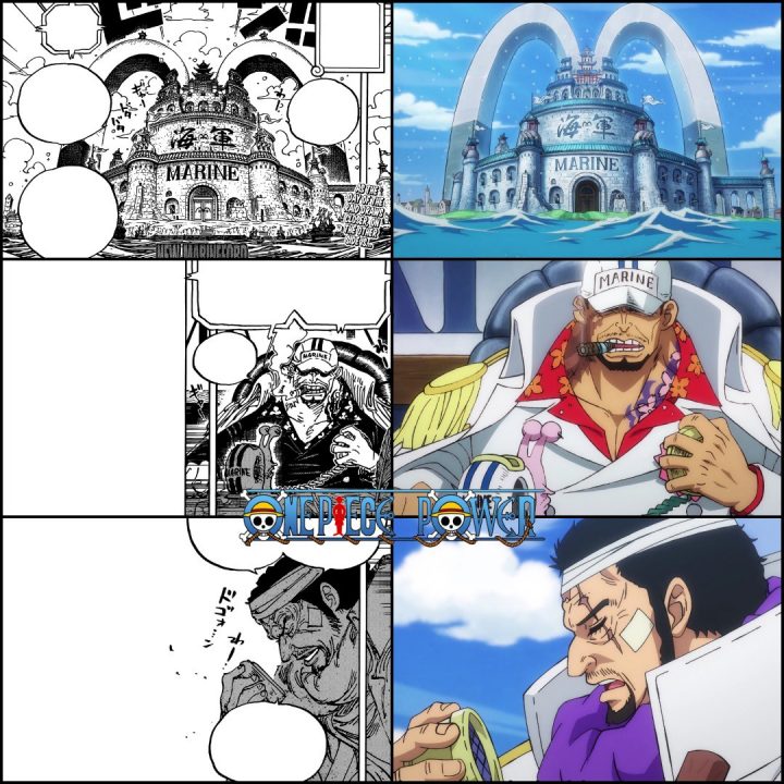 One Piece Comparacao Anime X Manga Do Episodio 958