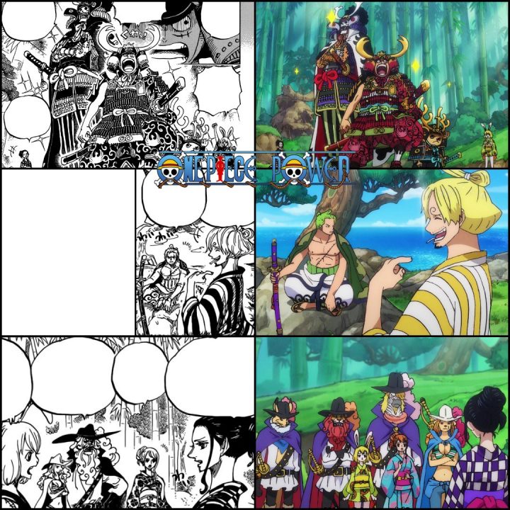 One piece comparacao anime manga episodio 959 capitulos 958 959 07